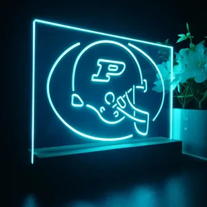 Purdue Boilermakers Helmet LED Desk Light