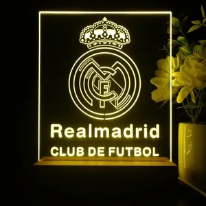 Real Madrid Club De Futbol LED Desk Light
