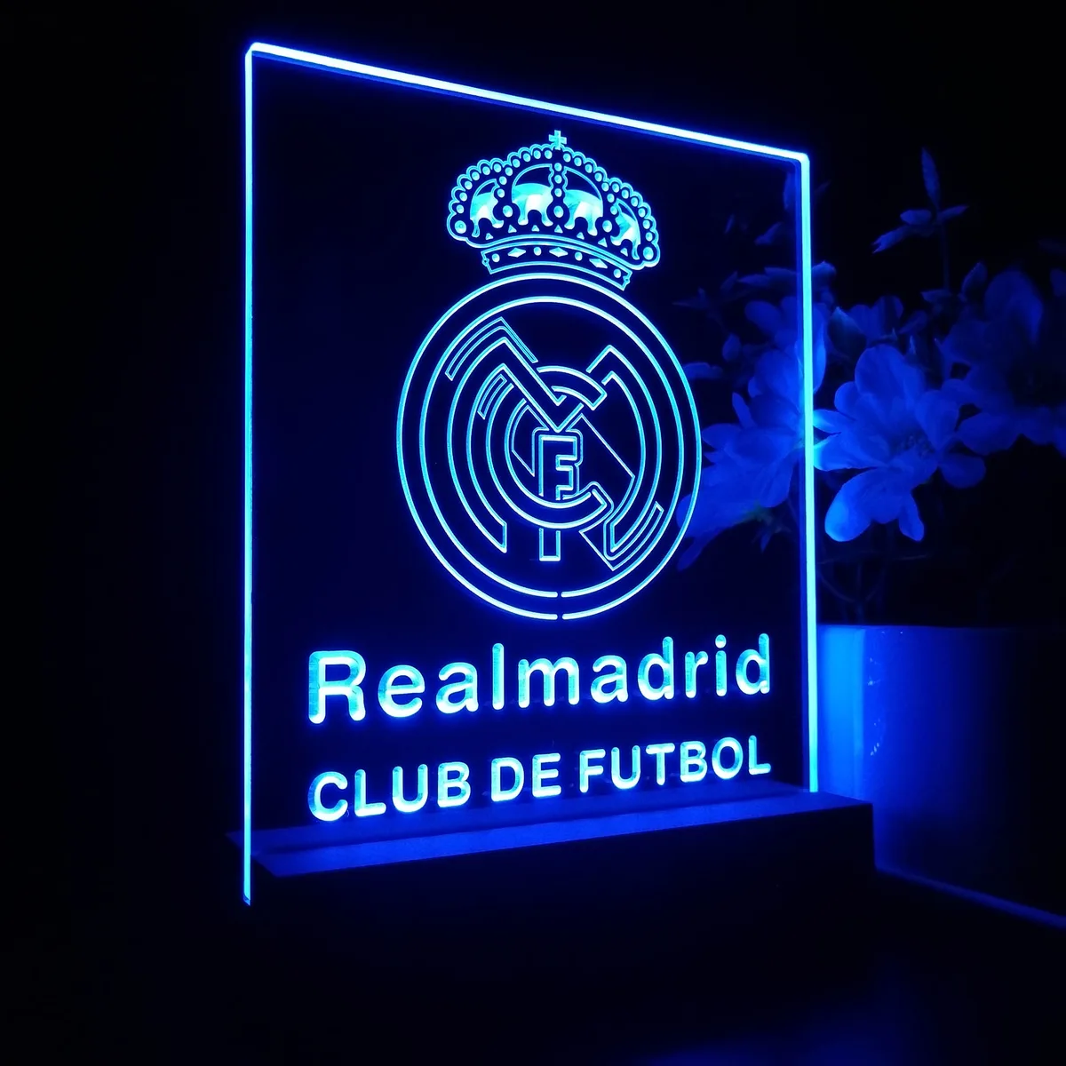 Real Madrid Club De Futbol LED Desk Light