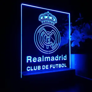 Real Madrid Club De Futbol LED Desk Light