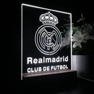 Real Madrid Club De Futbol LED Desk Light