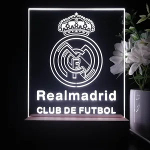 Real Madrid Club De Futbol LED Desk Light