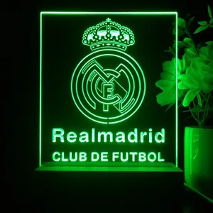 Real Madrid Club De Futbol LED Desk Light