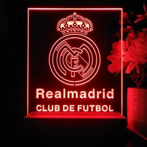 Real Madrid Club De Futbol LED Desk Light