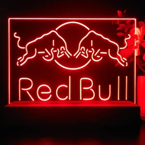 Red Bull Fighting Bulls LED Desk Light