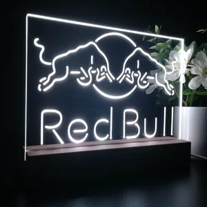 Red Bull Fighting Bulls LED Desk Light