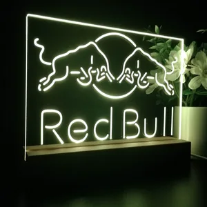 Red Bull Fighting Bulls LED Desk Light