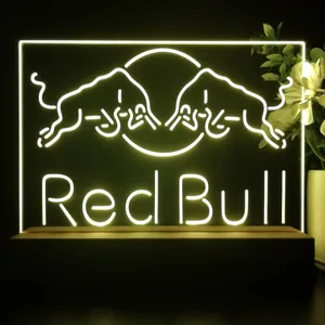 Red Bull Fighting Bulls LED Desk Light