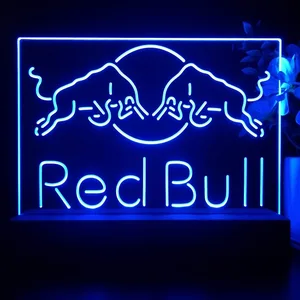 Red Bull Fighting Bulls LED Desk Light