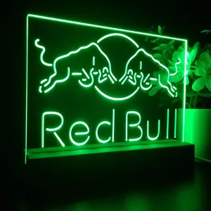 Red Bull Fighting Bulls LED Desk Light