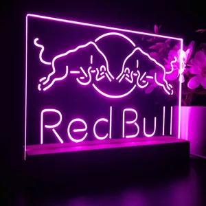 Red Bull Fighting Bulls LED Desk Light
