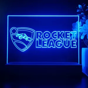 Rocket League Logo LED Desk Light
