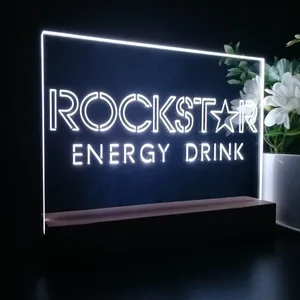 Rockstar Energy Drink LED Desk Light