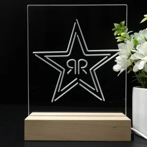 Rockstar Energy RR Star Logo LED Desk Light