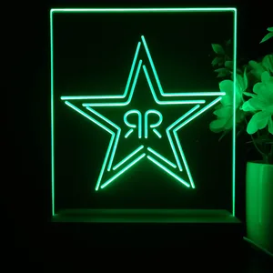 Rockstar Energy RR Star Logo LED Desk Light