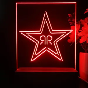 Rockstar Energy RR Star Logo LED Desk Light