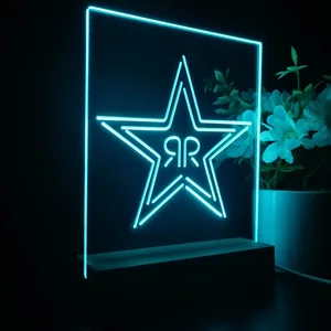 Rockstar Energy RR Star Logo LED Desk Light