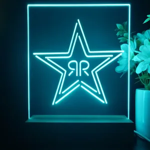 Rockstar Energy RR Star Logo LED Desk Light