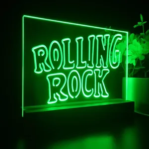 Rolling Rock Banner LED Desk Light