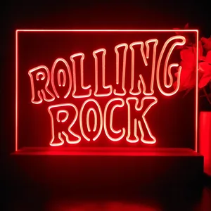Rolling Rock Banner LED Desk Light