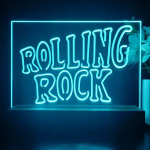 Rolling Rock Banner LED Desk Light