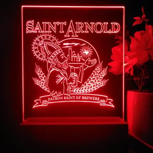 Saint Arnold Patron Saint of Brewers LED Desk Light