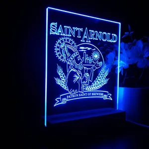 Saint Arnold Patron Saint of Brewers LED Desk Light