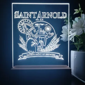 Saint Arnold Patron Saint of Brewers LED Desk Light
