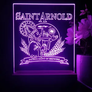 Saint Arnold Patron Saint of Brewers LED Desk Light