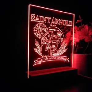 Saint Arnold Patron Saint of Brewers LED Desk Light