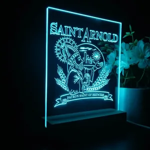 Saint Arnold Patron Saint of Brewers LED Desk Light