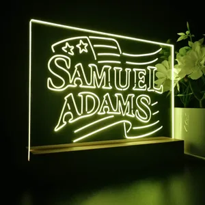 Samuel Adams American Flag LED Desk Light