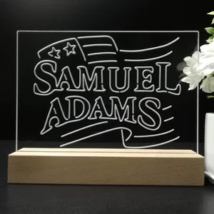 Samuel Adams American Flag LED Desk Light