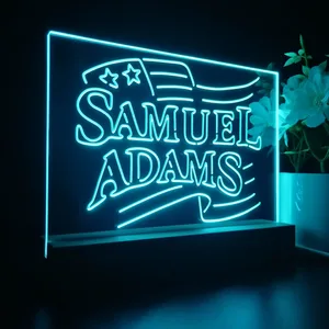Samuel Adams American Flag LED Desk Light