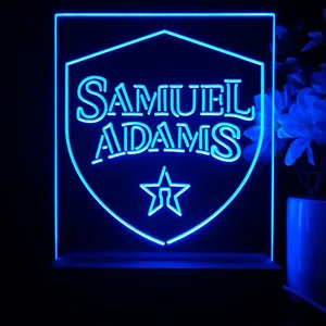 Samuel Adams Logo LED Desk Light