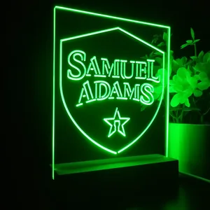 Samuel Adams Logo LED Desk Light