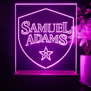 Samuel Adams Logo LED Desk Light