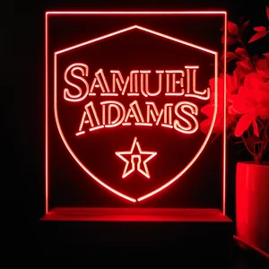 Samuel Adams Logo LED Desk Light