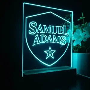 Samuel Adams Logo LED Desk Light