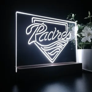 San Diego Padres Logo 1 LED Desk Light - Legacy Edition