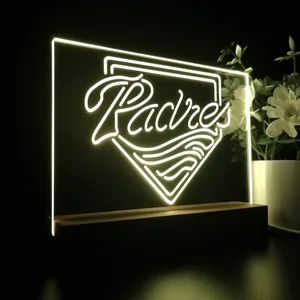 San Diego Padres Logo 1 LED Desk Light - Legacy Edition