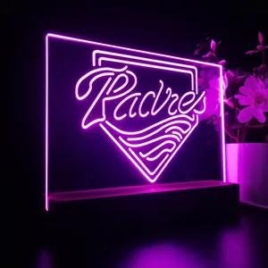 San Diego Padres Logo 1 LED Desk Light - Legacy Edition