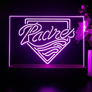 San Diego Padres Logo 1 LED Desk Light - Legacy Edition