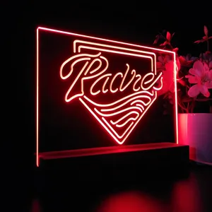 San Diego Padres Logo 1 LED Desk Light - Legacy Edition