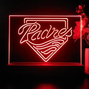 San Diego Padres Logo 1 LED Desk Light - Legacy Edition