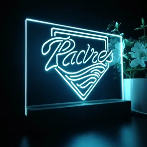 San Diego Padres Logo 1 LED Desk Light - Legacy Edition