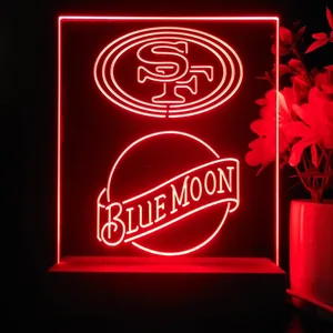 San Francisco 49ers Blue Moon LED Desk Light