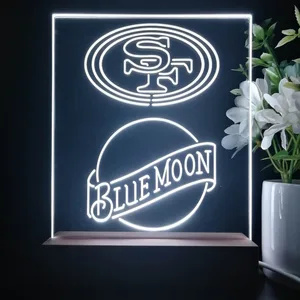 San Francisco 49ers Blue Moon LED Desk Light