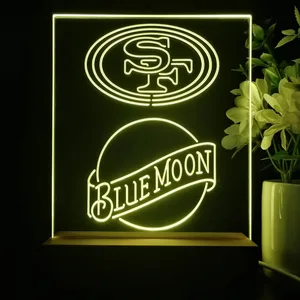 San Francisco 49ers Blue Moon LED Desk Light