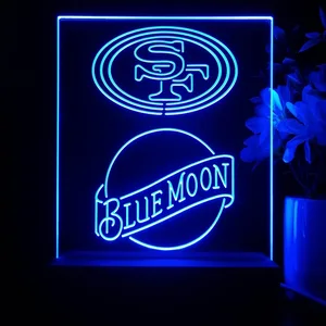 San Francisco 49ers Blue Moon LED Desk Light